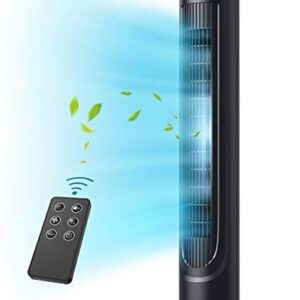 Dreo Cruiser Pro Tower Fan 90° Oscillating Fans & Tower Fan with Remote, 42 Inch Oscillating Bladeless Fan with 6 Speeds, 3 Modes, LED Display, Quiet Indoor Standing Fans