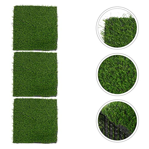 POPETPOP Chicken Nesting Box Pads, Reusable Hens Nest Artificial Grass Rug Carpet for Chicken Duck Coop