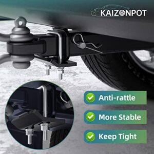 Hitch Tightener, Anti Rattle Stabilizer, Heavy Duty Steel Trailer Hitch Clamp for 1 1/4 Inch and 2 Inch Hitches, Reduce Movement on Hitch Mount Cargo Carrier by KAIZONPOT