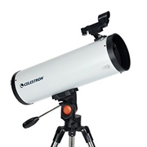 Celestron 21079 Cometron 114AZ Reflector Telescope, White & AstroMaster Telescope Accessory Kit