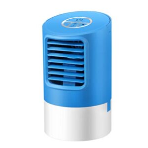 imikeya portable air conditioner- 4 in 1 mini air conditioner fan personal air conditioner evaporative air cooler 3 speeds small portable cooler quiet desk cooling fan for home office christmas gift