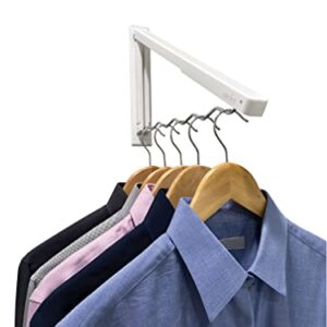 Wave Rack Closet Organizer Folding Hanger Rack, Wall-Mounted