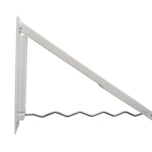 Wave Rack Closet Organizer Folding Hanger Rack, Wall-Mounted