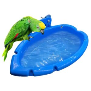 bird bath tub bowl basin,pet bird cage bath shower accessories,water shower food feeder for small birds parrots