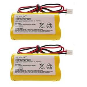 neafaza 3.6v 900mah aa ni-cd exit sign emergency light battery pack replacement compatible with exitronix 10010037 unitech 6200rp dantona custom-318 osa230 lowes 253799 unitech ledr-1 (2 pack)