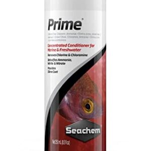 Prime Fresh and Saltwater Conditioner 500ml , Stability Fish Tank Stabilizer 500ml and 10ct Pet Wipes (Prime & Stability)