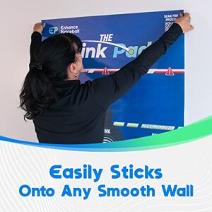 The Official Dink Pad By Enhance Pickleball - Pickleball Rebounder Training Aid - Practice Your Dinks and Improve Your Pickleball Game - Transform Any Wall into a Pickleball Court and Net