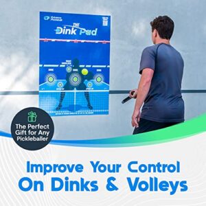 The Official Dink Pad By Enhance Pickleball - Pickleball Rebounder Training Aid - Practice Your Dinks and Improve Your Pickleball Game - Transform Any Wall into a Pickleball Court and Net