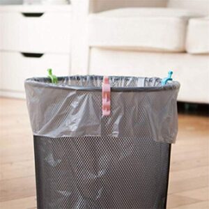 u-m pulabo durablecreative colorful trash can clip garbage bag fixed clip household trash can anti-slip holder, 6pcs/set adorable quality & practical
