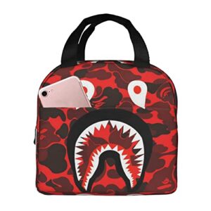 lunch bags leakproof insulated lunch tote bag thermal insulation 4 hours women men picnic red