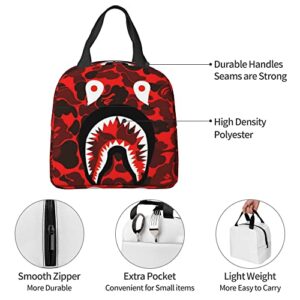 Lunch Bags Leakproof Insulated Lunch Tote Bag thermal insulation 4 hours Women Men Picnic Red