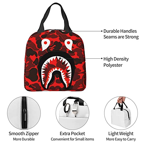 Lunch Bags Leakproof Insulated Lunch Tote Bag thermal insulation 4 hours Women Men Picnic Red