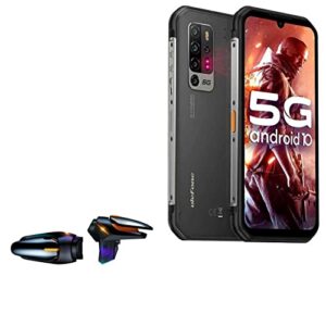 boxwave gaming gear for ulefone armor 11 5g (gaming gear by boxwave) - touchscreen quicktrigger auto, trigger buttons autofire gaming mobile fps for ulefone armor 11 5g - jet black