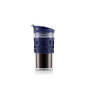 bodum travel mug 11103-540s, 0.35 l, 12 oz, plastic, dark blue