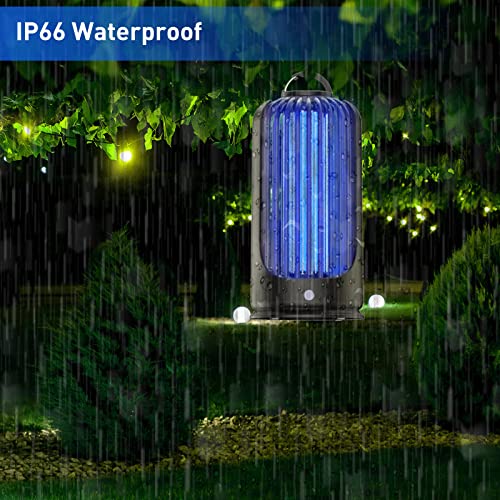 Bug Zapper, Portable Mosquito Zapper for Indoor & Outdoor,Electric Mosquito Killer and Camp Lantern,Waterproof USB Cable Insect Fly Trap Attractant for Home Camping Patio Travel.