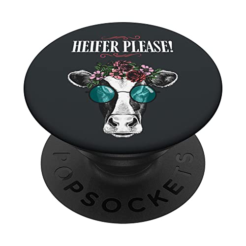 Heifer Please Shirt Vintage Country Sayings Heifer PopSockets Swappable PopGrip