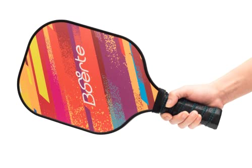 Boerte X-FOIL Pickleball Set, Graphite Pickleball Paddles Set of 2 and 4 Pickleballs, Portable Pickleball Equipment Bag for Pickleball Rackets.