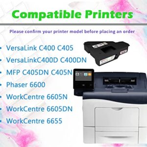 WorkPlus Compatible for Xerox C400 C405 Waste Toner Container 108R01124 Phaser 6600 WorkCentre 6605 6605N 6655 Waste Ink Box, Compatible for Dell C2660dn C2665dnf C3760dn Printer