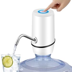 water dispenser for 5 gallon bottle, electric drinking water pump portable automatic water pump for camping, kitchen, home, office, car, fits for indoor and outdoor