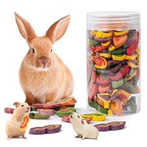 X-pet Rabbit Chew Toys and Chinchilla Treats, 150g Natural Timothy Grass Molar Treats Suitable for Guinea Pig Hamster Bunny Chinchilla Gerbil Squirrel