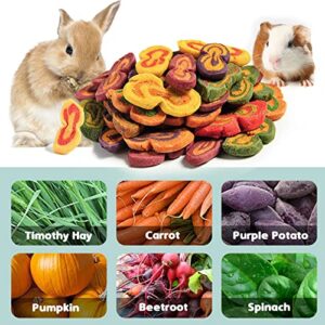 X-pet Rabbit Chew Toys and Chinchilla Treats, 150g Natural Timothy Grass Molar Treats Suitable for Guinea Pig Hamster Bunny Chinchilla Gerbil Squirrel