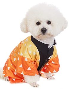 impoosy dog halloween costume cute pet clothes puppy cosplay shirts for small medium large dog clothing outfits (l,yellow)