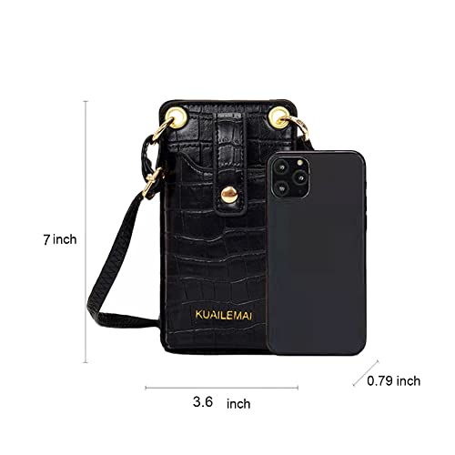 Cell Phone Purse Small Crossbody Bag Wallet Case for iPhone 13 12 11 Pro Max Mini/Samsung Galaxy S20 S21 FE S22 A53 A52 A33