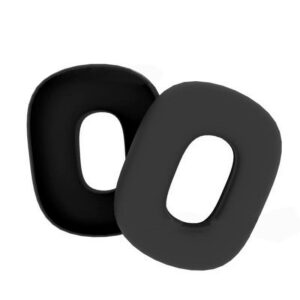 replacement soft silicone earpads internal ear pads cushions protectors covers accessories compatible with apple airpods max headphones (black)