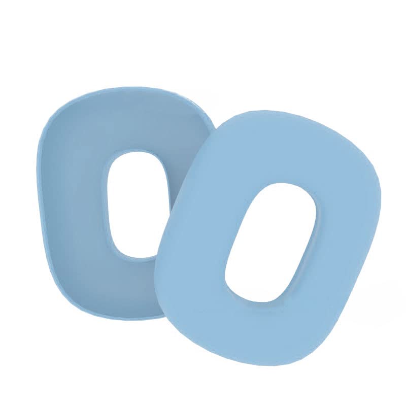 Replacement Soft Silicone Earpads Internal Ear Pads Cushions Protectors Covers Accessories Compatible with Apple AirPods Max Headphones (Light Blue)