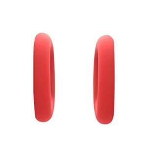 Replacement Soft Silicone Earpads Internal Ear Pads Cushions Protectors Covers Accessories Compatible with Apple AirPods Max Headphones (Red)