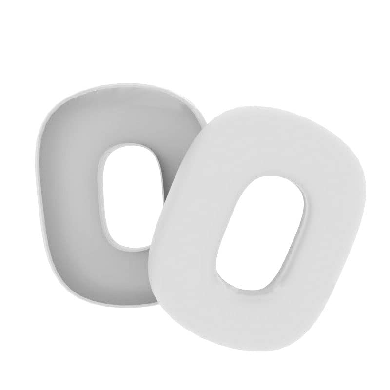 Replacement Soft Silicone Earpads Internal Ear Pads Cushions Protectors Covers Accessories Compatible with Apple AirPods Max Headphones (White)