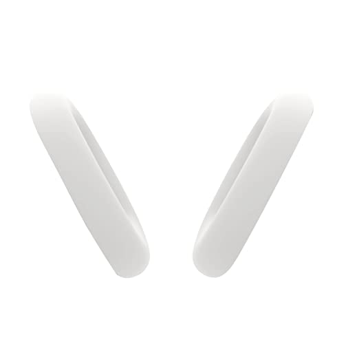 Replacement Soft Silicone Earpads Internal Ear Pads Cushions Protectors Covers Accessories Compatible with Apple AirPods Max Headphones (White)