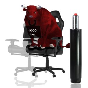 office chair cylinder replacement | heavy duty best class chair hydrolic (1000lbs)| gas cylinder for office chair, gaming chair, computer chair | 5.13" length extension