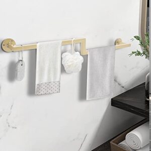 31.5“Boutiques Gold Clothing Rack Wall-Mounted Clothes Rack Hanging Bar Retail Display Garment Rack Wedding Dress Organizer Clothing Store Clothes Hanging System Metal Rod Towel Rack Vintage Pipe