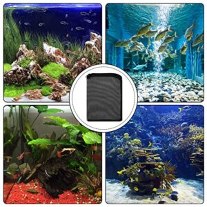 Cobee Aquarium Filter Bags, 10Pcs Aquarium Filter Media Bags with Zipper Fish Tank Media Mesh Filter Bag High Flow Fine Mesh Net Reusable Bags for Activated Carbon, Biospheres (10pcs Black)