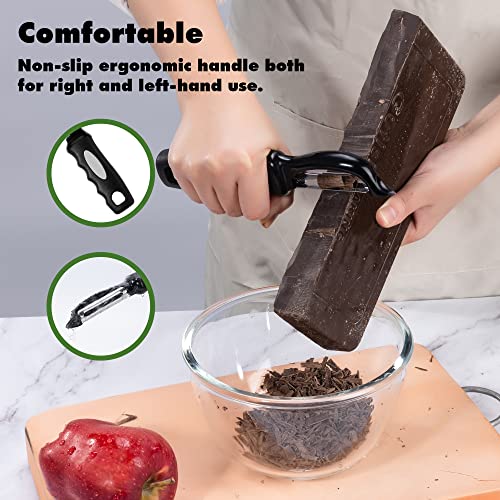 Rainspire Vegetable Peeler Potato Peelers for Kitchen, Sharp Stainless Steel Blades Veggie Peeler, Comfortable Handle Fruit Peeler, Carrot Peeler Apple Peeler Dishwasher Safe