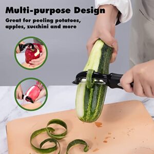 Rainspire Vegetable Peeler Potato Peelers for Kitchen, Sharp Stainless Steel Blades Veggie Peeler, Comfortable Handle Fruit Peeler, Carrot Peeler Apple Peeler Dishwasher Safe