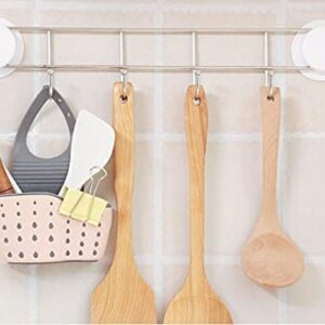 Kitchen Sink Shelf Soap Sponge Drain Rack Holder Double Decker Hanging Basket Storage Suction Cup Kitchen Organizer Sink Accessories Wash Dropshipping, 1Pcs (Pink)