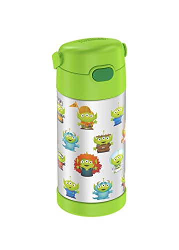 Thermos 12oz FUNtainer with Bail Handle- Green Pixar Toy Story Aliens