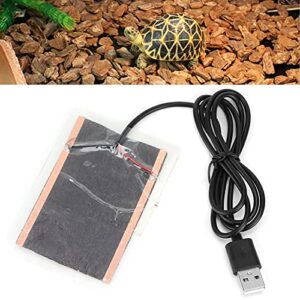 Zerodis USB Reptile Carbon Fiber Heating Film, Bending Resistant Constant Temperature Heating Pad for Reptiles Tortoise Snakes Lizard Gecko Hermit Crab Turtle Amphibians