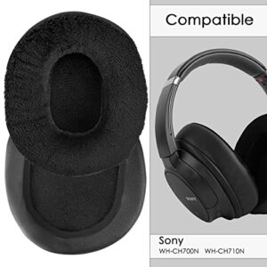 Ear Pads for Sony WH-CH700N, WH-CH710N Headphones Replacement Ear Cushions, Ear Covers, Headset Earpads (Extra Thick/Black)