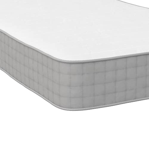 Signature Sleep Dream On 8 Inch 2-Sided Reversible Pocket Spring Mattress, Twin Size, GreenGuard Gold Certified, White