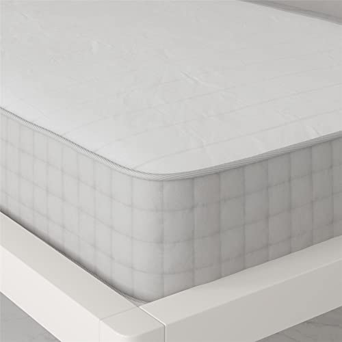 Signature Sleep Dream On 8 Inch 2-Sided Reversible Pocket Spring Mattress, Twin Size, GreenGuard Gold Certified, White