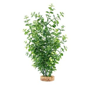 fluval aqualife green bacopa plant, plastic aquarium plant decoration 14 in