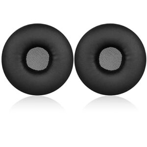 xb450 earpads - jecobb replacement ear cushion pads with protein leather and memory foam for sony mdr-xb450, xb450ap, xb550ap on ear headphones only ( not fit sony other series ) – black