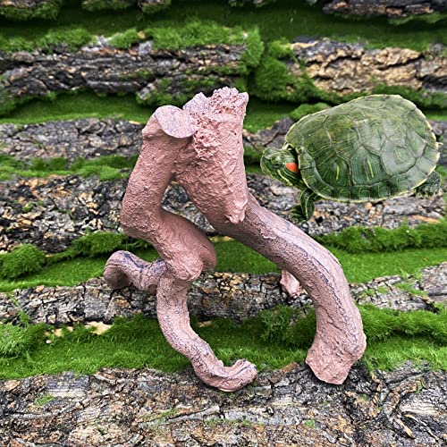 BNOSDM Reptile Wood Branches Decor Lizard Climbing Tree Terrarium Trunk Ornament Habitat Decor Wood for Bearded Dragon Gecko Snake Frog Chameleon Spider