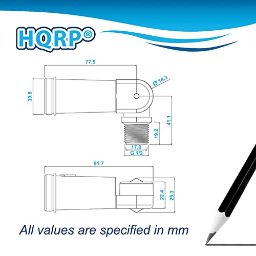 HQRP Photocell Light Sensor Swivel Mount Dusk to Dawn Hardwired Switch Photoelectric Control for Barn Lights Outdoor, Back Yard Lightening, Outdoor Lighting, etc.