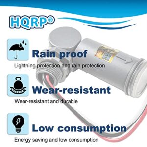 HQRP Photocell Light Sensor Swivel Mount Dusk to Dawn Hardwired Switch Photoelectric Control for Barn Lights Outdoor, Back Yard Lightening, Outdoor Lighting, etc.