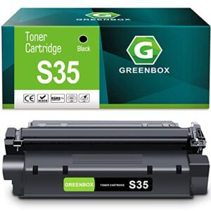 greenbox compatible canon s35 toner cartridge replacement for canon 7833a001aa toner for imageclass d300 d310 d320 d340 d360 d383 faxphone l170 l360 l380s laser class pc-d320 pc-d340 (1 black)