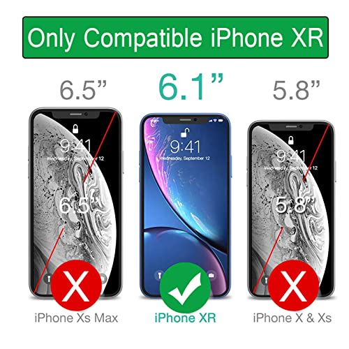 Battery Case for iPhone XR, 7000mAh Rechargeable Portable Charging Case for iPhone XR (6.1 inch) Extended Battery Pack Protective Charger Case (Black)
